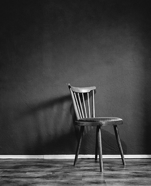 Chair in studio photo
